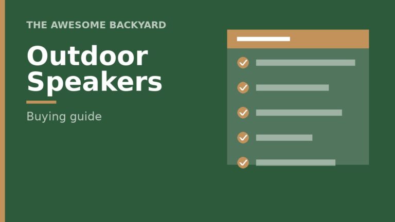 Best Outdoor Speakers for Backyard Fun: 6 Speakers Compared